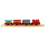 Bigjigs Rail Personenzug mit 2 Gleisen