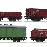Roco achteilige Güterwagenset ČSD