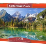 Puzzle 4000 Teile Majestät der Berge CASTORLAND