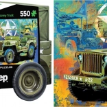 Eurographics Puzzle in Blechbox Militärjeep 550 Teile