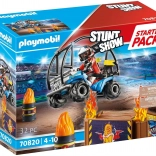 Playmobil Stunt Show Starter-Set – Stuntshow mit Quad und Feuerrampe