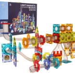 Set aus leuchtenden magnetischen Kugelbausteinen 176 Stk.