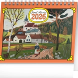 Tischkalender 2026 mit Illustrationen von Josef Lada