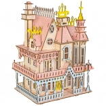 Woodcraft Holz-3D-Puzzle – prächtige Villa