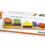 Holz-Steckspiel – geometrische Formen VIGA