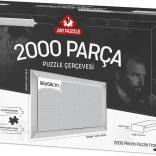 Weißer Puzzle-Rahmen 96x68 cm