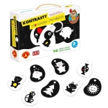 Alexander Kontraste – schwarz‑weiße Stimulationskärtchen für Babys