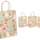 Geschenktasche M Weihnachten 21 × 27 × 11 cm