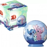 3D Puzzleball DISNEY Stitch & Angel 54 Teile