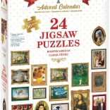 Adventskalender Puzzle EUROGRAPHICS Fine Art 24×50 Teile