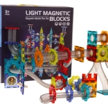 Magnetisches leuchtendes Konstruktionsset Kugelbahn 228 Teile