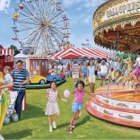 Ravensburger Puzzle Vintage Fairground Fun, 1000 Teile