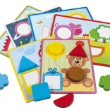 Holz-Einlegepuzzle DETOA für Kinder ab 2 Jahren