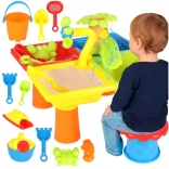 Wassertisch Sandkasten 2-in-1 mit Zubehör für Kinder 3+