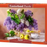 Puzzle 500 Teile – Fliederblüten in der Vase