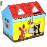 Sparbüchse Maulwurf Häuschen mit Schloss