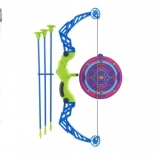 Bogen mit Saugnapfpfeilen und Zielscheibe 57 cm