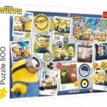 Puzzle Minions Verrückte Fotosammlung 500 Teile