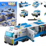 Bauklötze Polizeifahrzeuge 6-in-1 Polizeifahrzeug-Set 1000 Teile