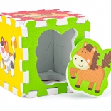 Schaumpuzzles mit Tieren