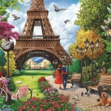 Puzzle Frühling in Paris 500 Teile