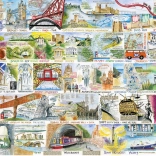 Puzzle Britisch und brillant 1000 Teile GIBSONS