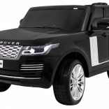 Zweisitziges elektrisches Kinderauto LAND ROVER RANGE ROVER HSE, schwarz, mit Fernbedienung