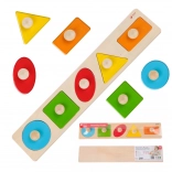 Holzeinlegepuzzle Montessori Klassische Welt