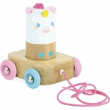 Ziehtier Einhorn Lily Holzspielzeug VILAC