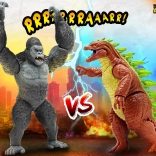 Primal Clash Duell Boss vs. King Kaiju – Set mit Actionfiguren 21 cm