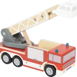 Feuerwehrauto mit drehbarer Leiter für Kinder