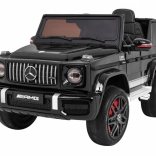 Elektrisches Kinderauto MERCEDES-AMG G63, schwarzer Lack mit Fernbedienung