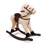 Schaukelpferd SMALL FOOT „Flauschi“ mit Sound