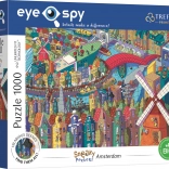 TREFL Puzzle Eye-Spy Sneaky Peekers: Amsterdam 1000 Teile