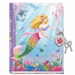 Kindertagebuch mit Schloss Meerjungfrau