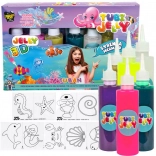 Tuban Kreativ-Set Tubi Jelly Meerjungfrau 6 Farben Gel-Figuren