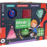 Set aus 6 Logik- und Geschicklichkeitsspielen für Kinder