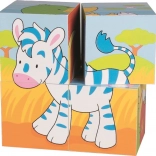 Holzbausteine Tiere von Goki