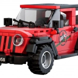 Bausteinset Auto 414 Teile rot MOULD KING