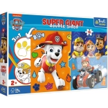 Riesiges beidseitiges Puzzle 15 Teile PAW PATROL 3-in-1
