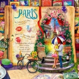 Puzzle Das Leben wie ein offenes Buch: Paris 4000 Teile