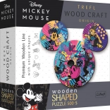Holzpuzzle beidseitig TREFL Wood Craft Origin Mickey Mouse 505 Teile