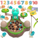 Bildungsspiel Dinosaurier mit Waage und Fangen von WOOPIE