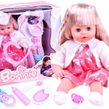 Interaktive Babypuppe mit Zubehör – Rosa