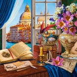 Puzzle 2000 Teile Stillleben in Venedig
