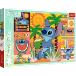 Puzzle 500 Teile LILO & STITCH – Urlaub mit Stitch