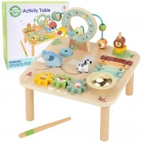 Holziger Musik-Lernspieltisch 5-in-1 WOOPIE GREEN