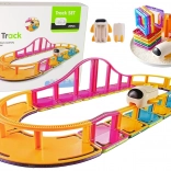 Magnetische Konstruktionswürfel Unterhängende Rennbahn-Set 29 Teile