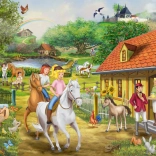 Puzzle Bibi und Tina: Martinshof 1000 Teile