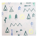 Papier-Servietten Tipi Wald MERI MERI 33 × 33 cm, 20 Stk.